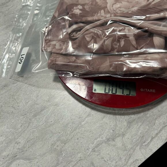 Athleta A-C Conscious Crop Top Floral Rose Print Pink Beige Size Small - Picture 11 of 11